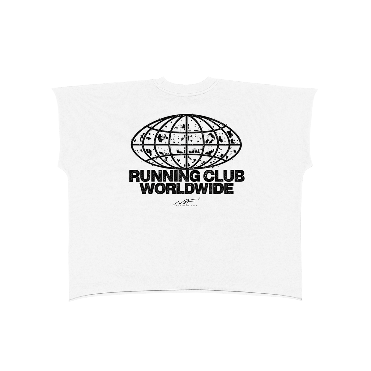 Real Flex Raw Edge Boxy Non-Shrink T-Shirt