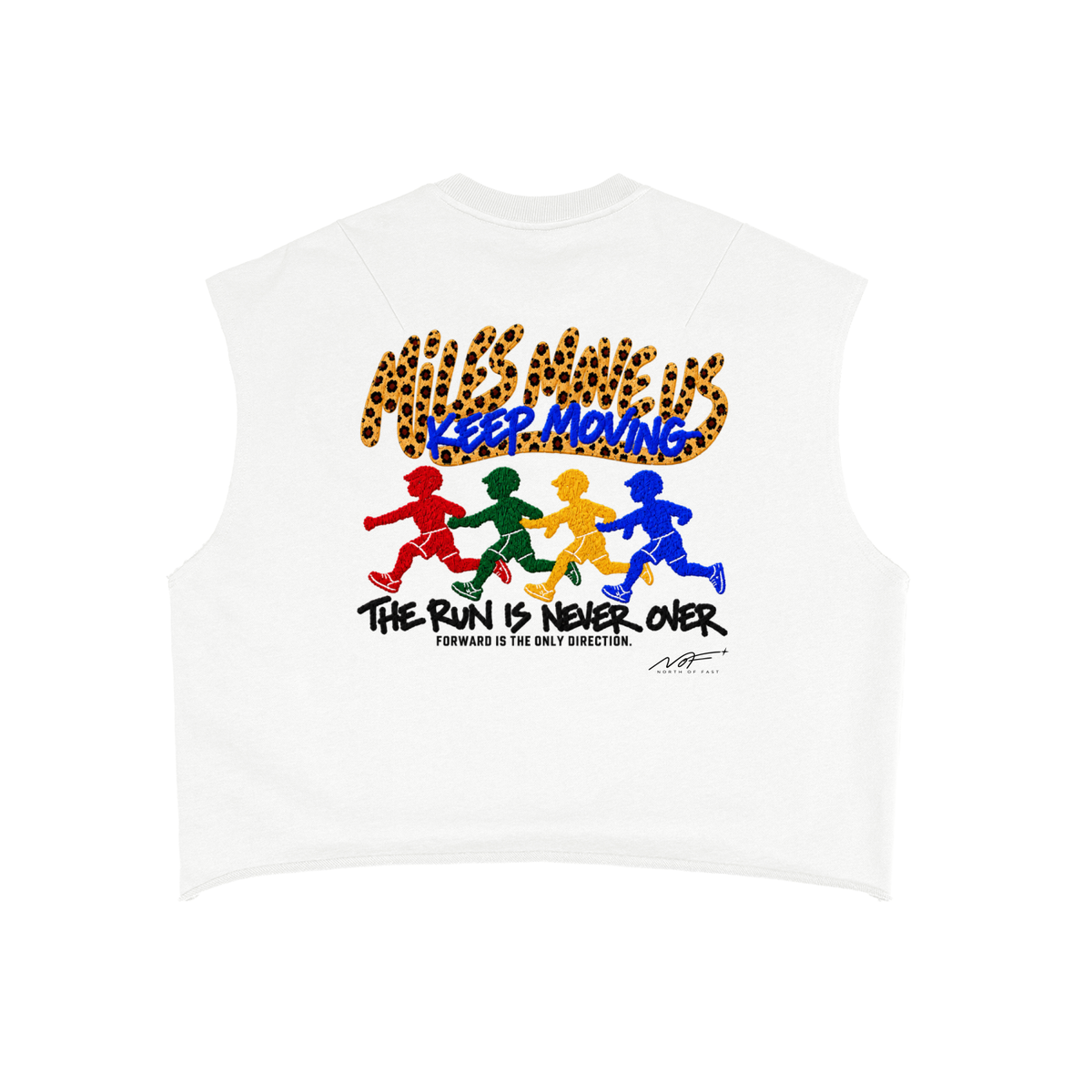 Miles Move Us French Terry Boxy Tank Top
