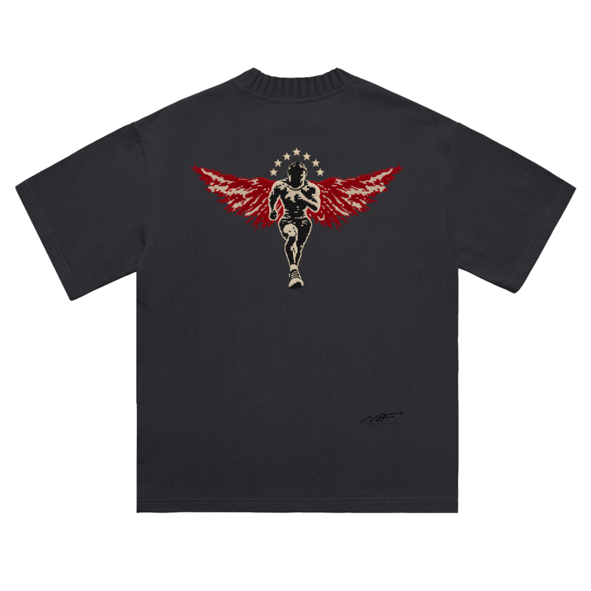 Running Worldwide Heavyweight Knitted Round Neck T-Shirt