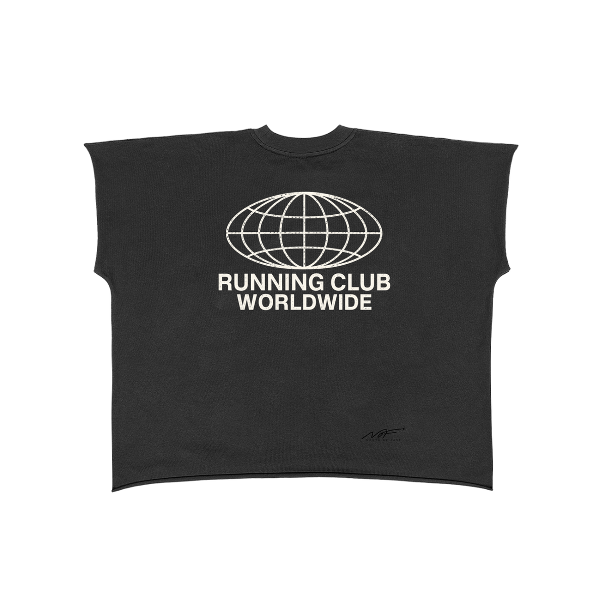 Never Settle Raw Edge Boxy Non-Shrink T-Shirt