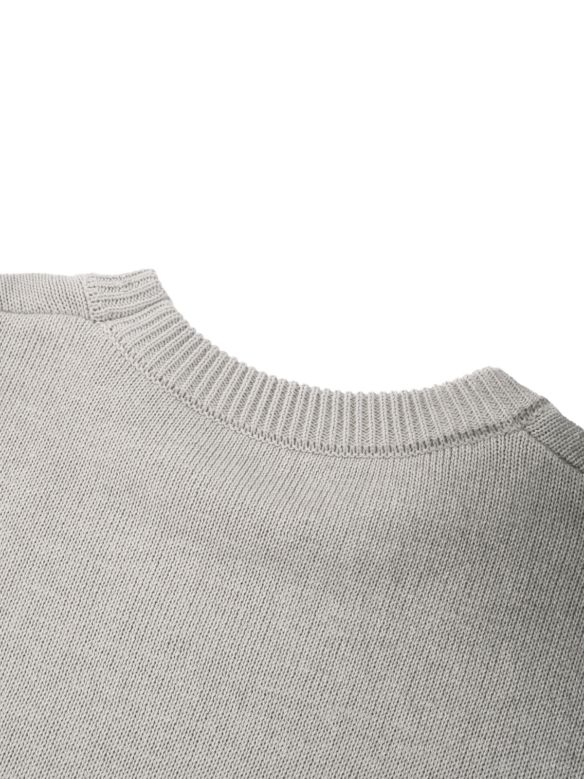 Moving Sun Fade Distressed Ripped Crewneck Sweater