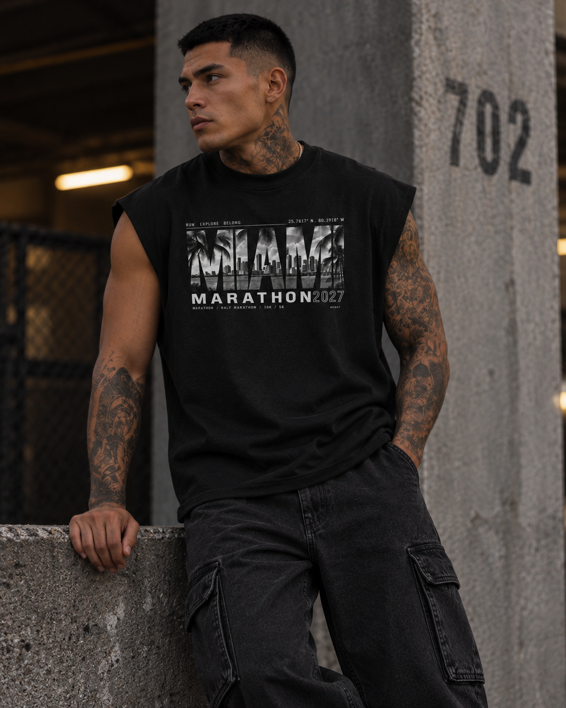 Raw Edge Boxy Non-Shrink T-Shirt