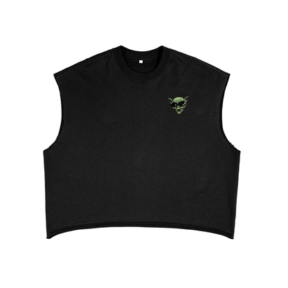 Space Invaders French Terry Boxy Tank Top
