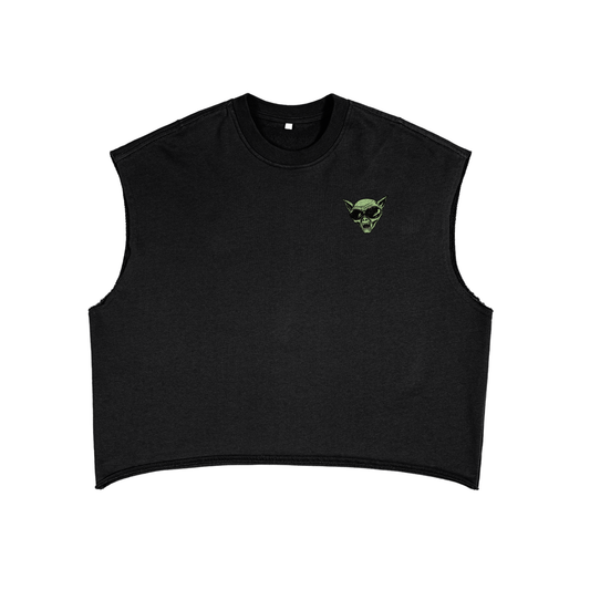Space Invaders French Terry Boxy Tank Top