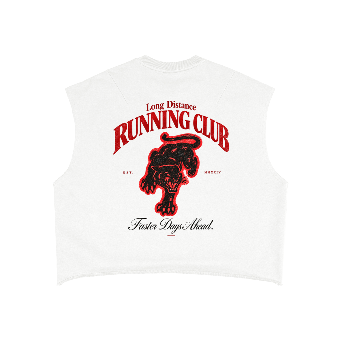 Long Distance French Terry Boxy Tank Top
