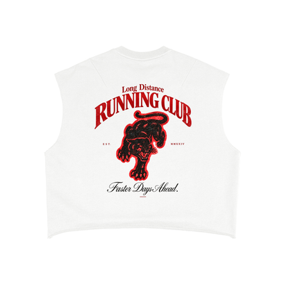Long Distance French Terry Boxy Tank Top