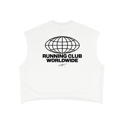 Pace Is Personal French Terry Boxy Tank Top