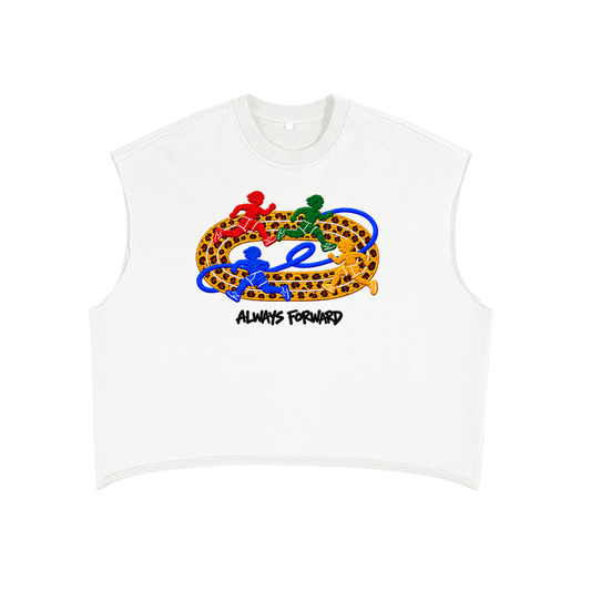 Miles Move Us French Terry Boxy Tank Top