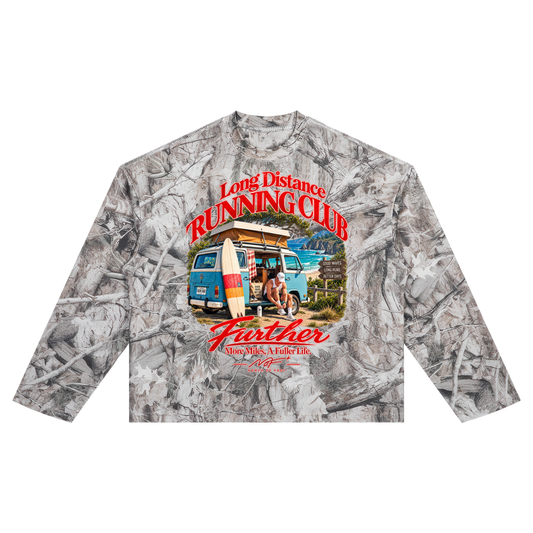 Long Distance Tree Camo Waffle T-Shirt