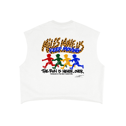 Miles Move Us French Terry Boxy Tank Top