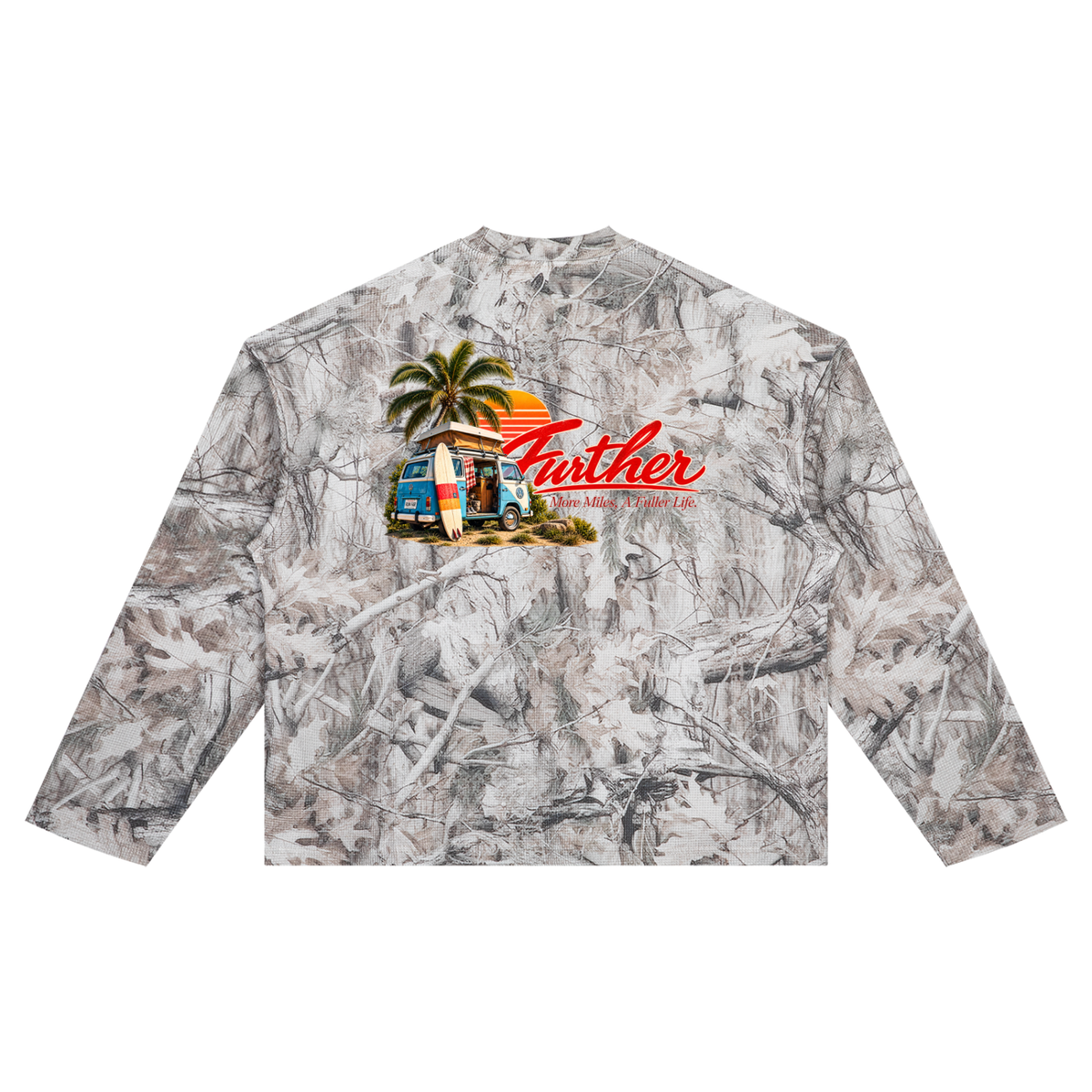 Long Distance Tree Camo Waffle T-Shirt