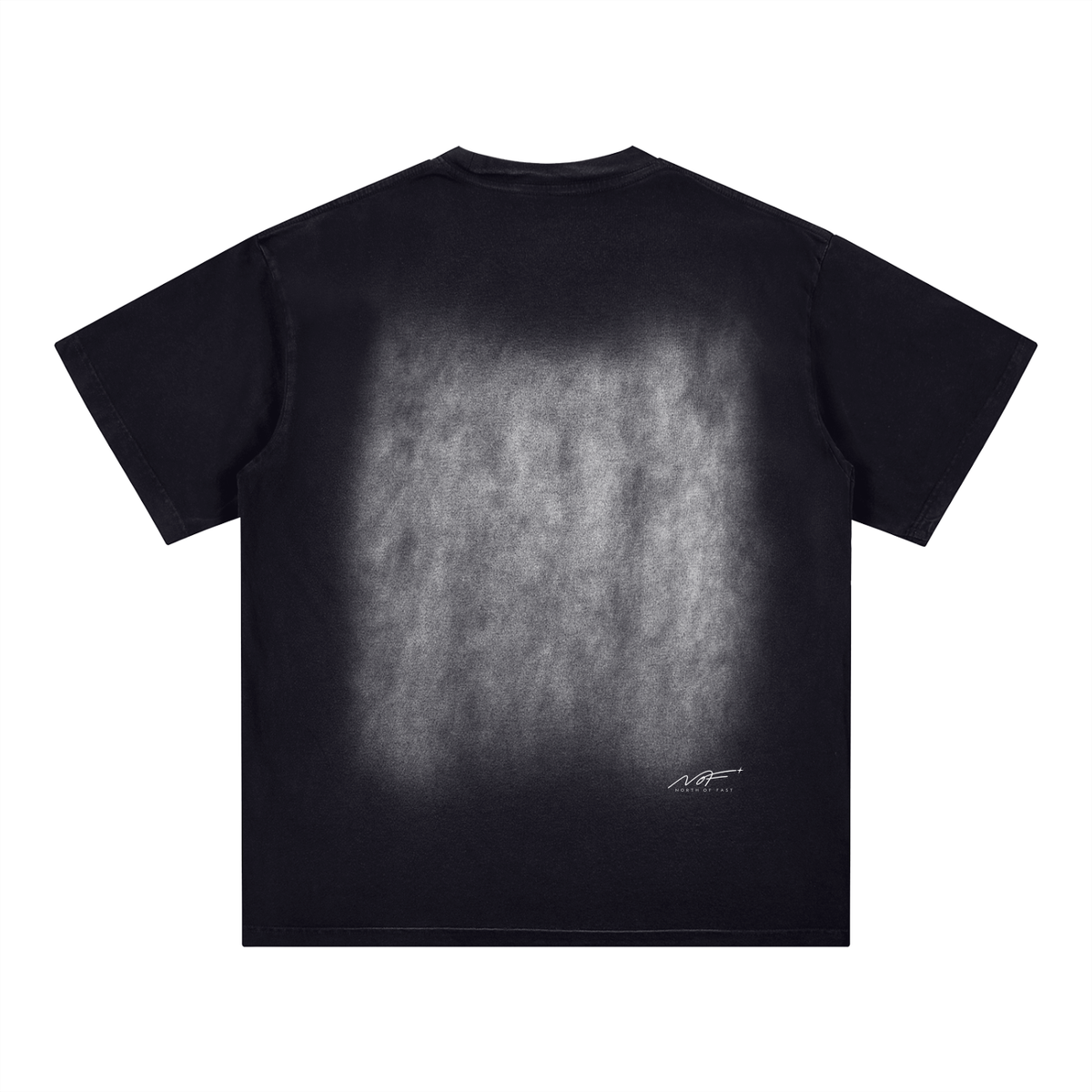 Square Patch Monkey Washed T-Shirt