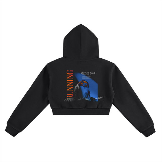 Lost and Found Myself Essential Cropped Hoodie
