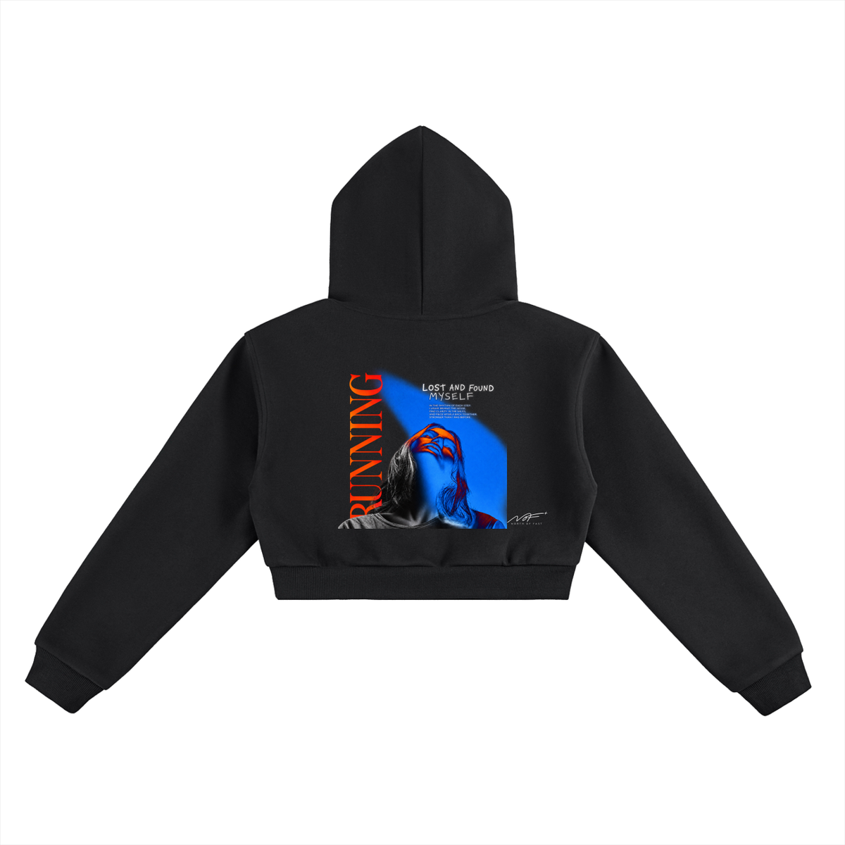 Lost and Found Myself Essential Cropped Hoodie