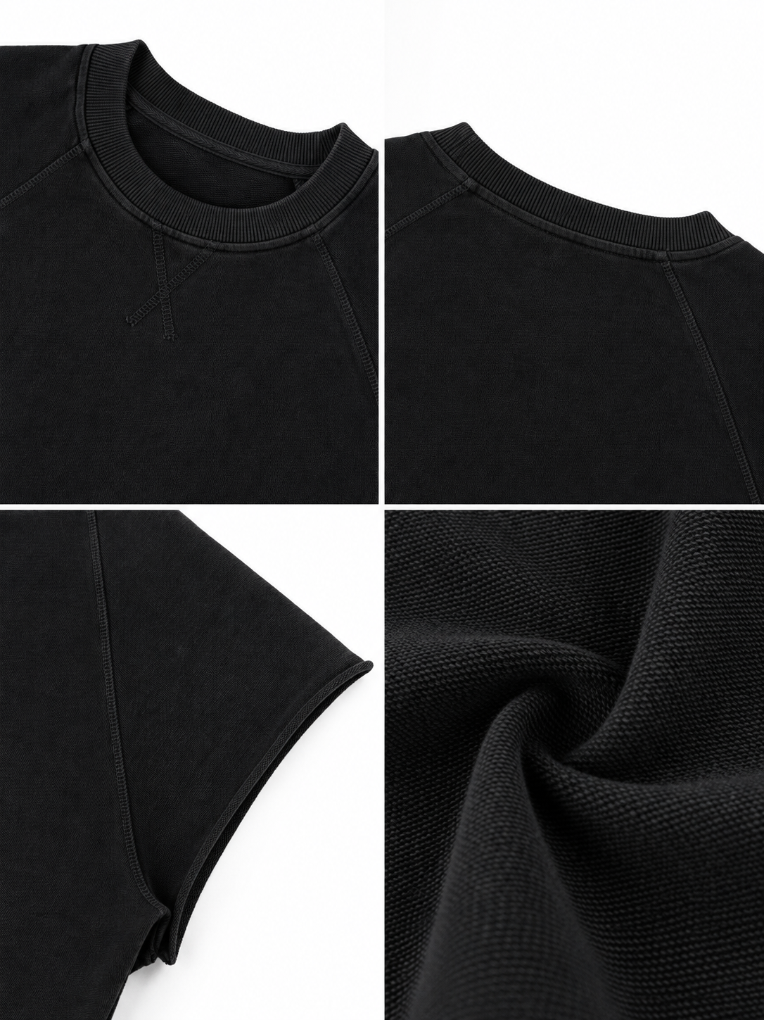North Of Fast Vintage Wash Raw Edge Boxy T-Shirt