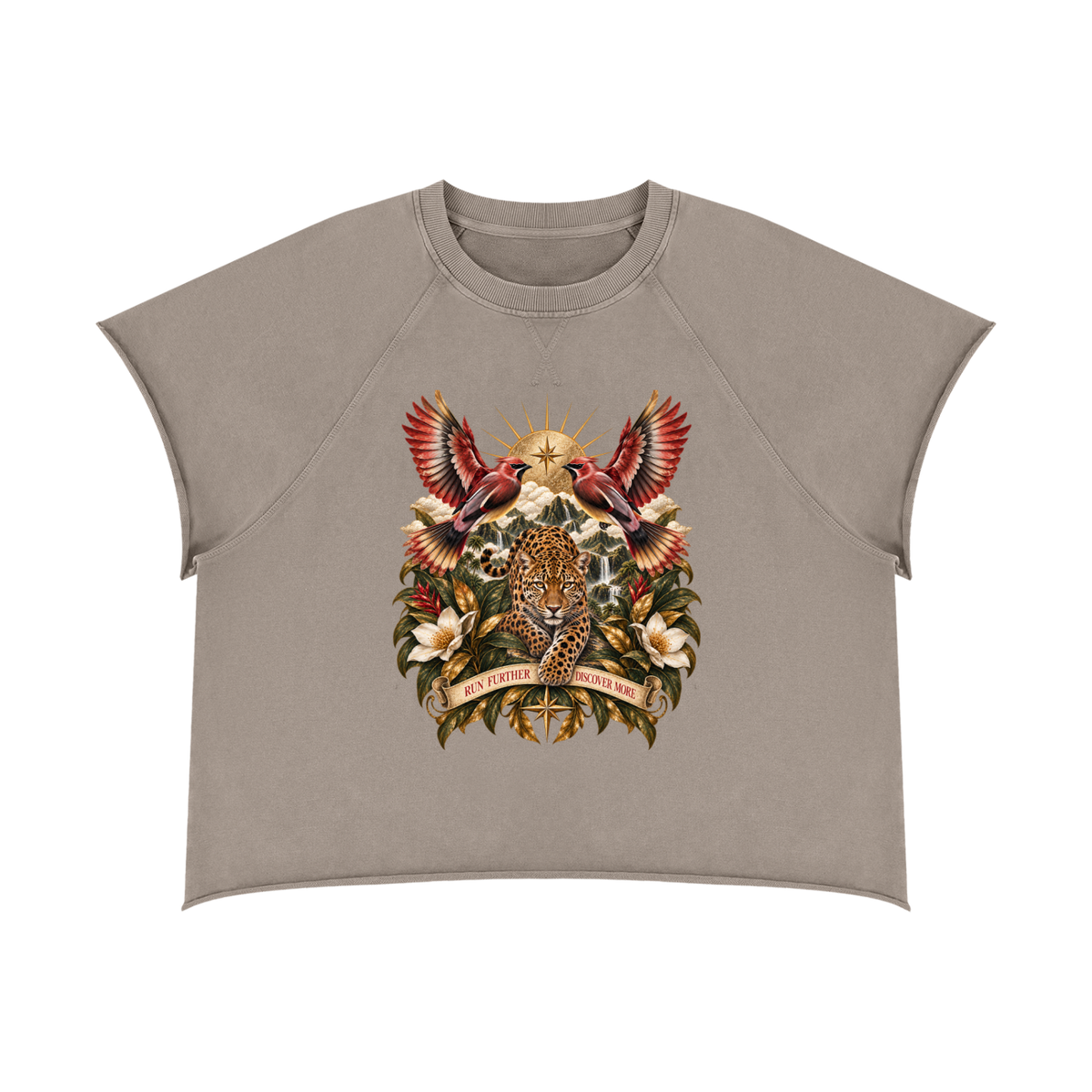 Ascend Vintage Wash Raw Edge Boxy T-Shirt