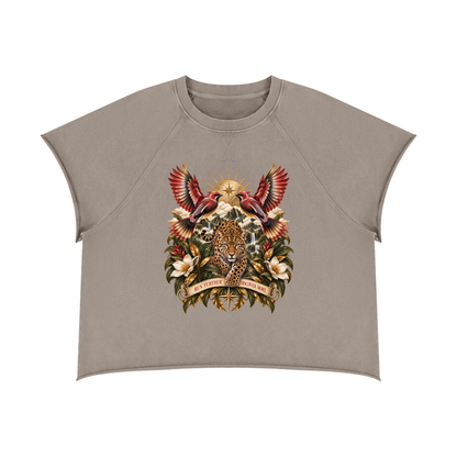 Ascend Vintage Wash Raw Edge Boxy T-Shirt