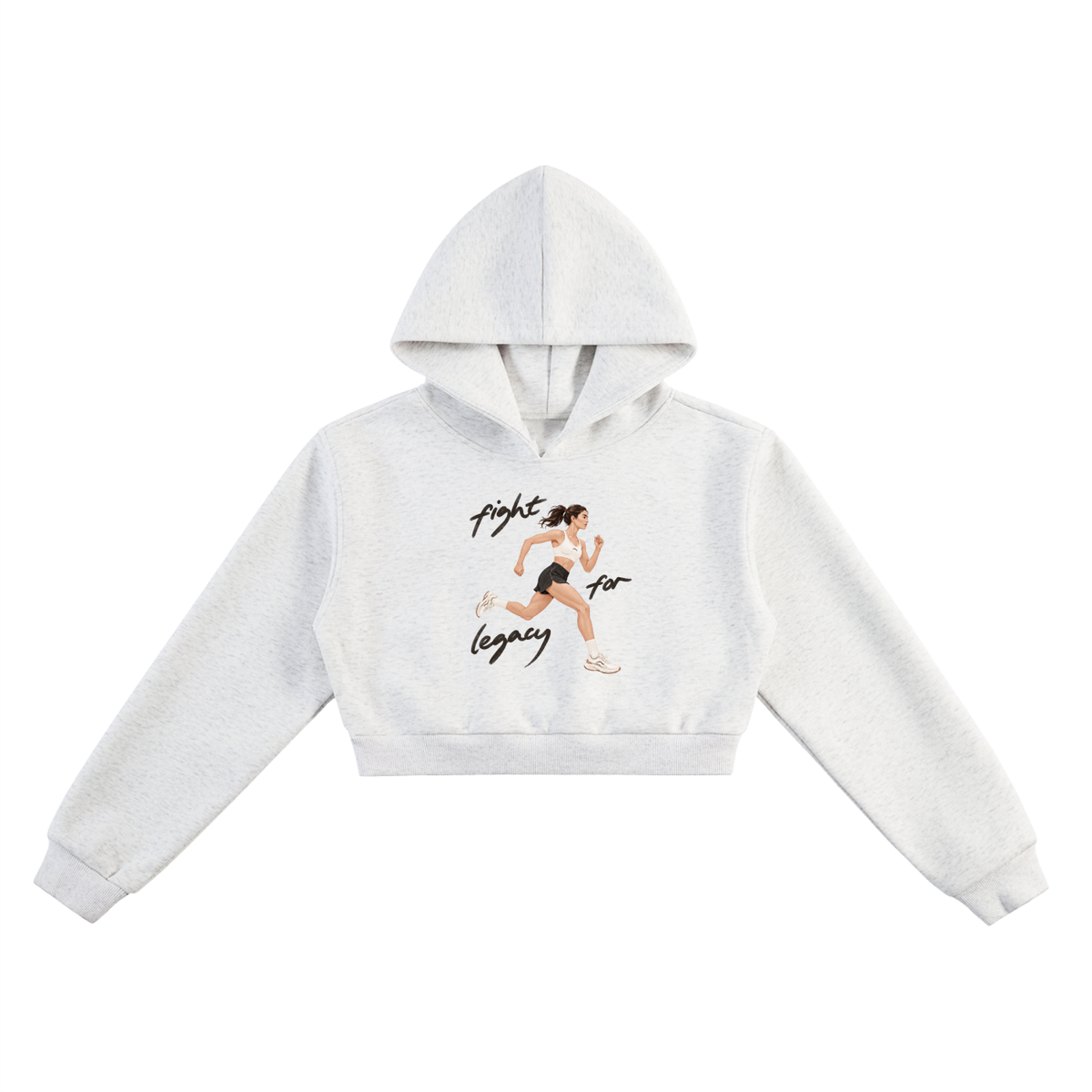 Fight For Legacy Essential Cropped Hoodie