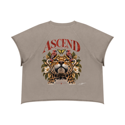 Ascend Vintage Wash Raw Edge Boxy T-Shirt