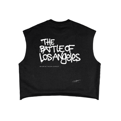 Run Against The Machine French Terry Boxy Tank Top