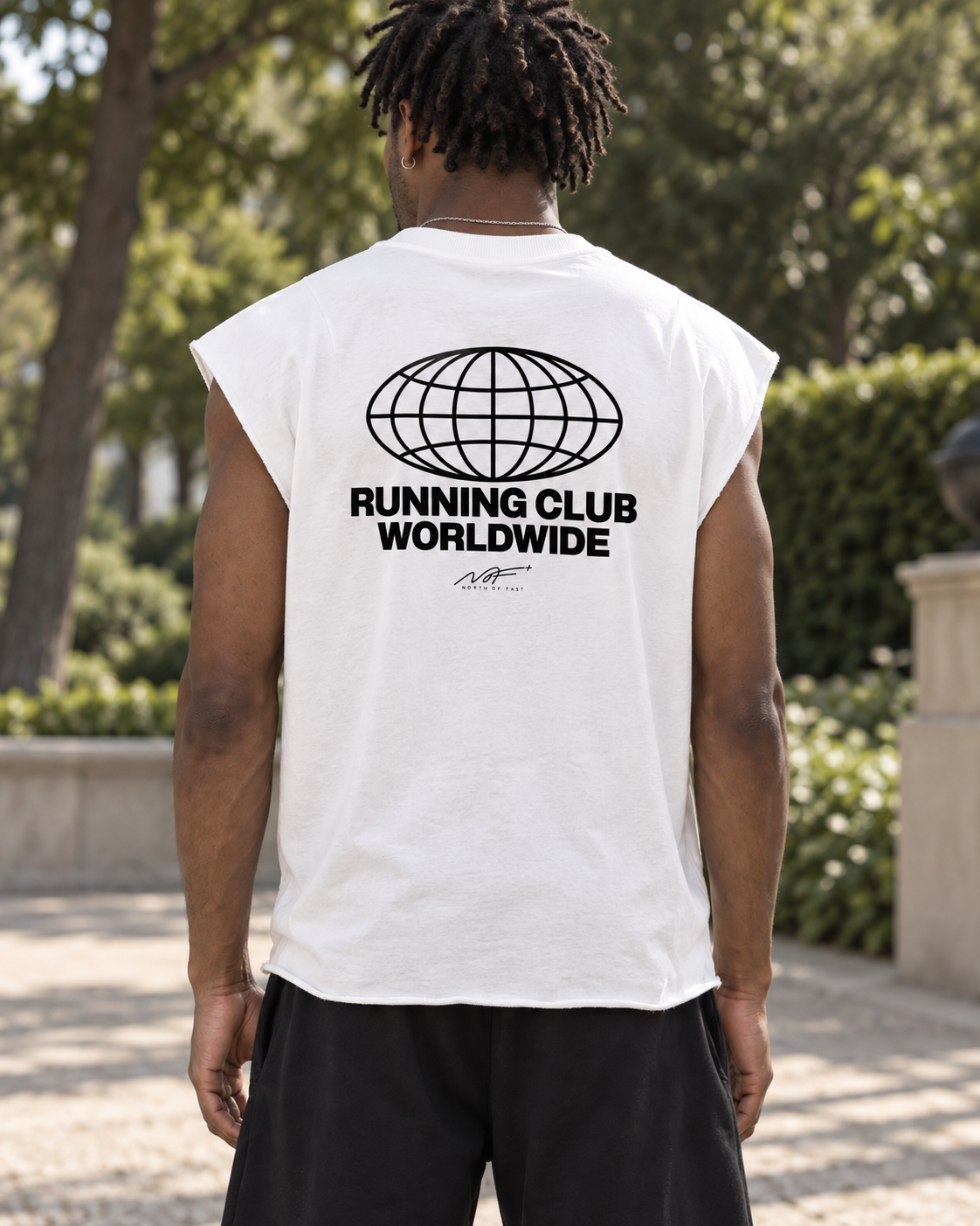 Light Up French Terry Boxy Tank Top