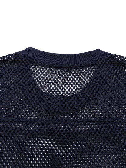 Running Angel See-through Boxy Net T-Shirt