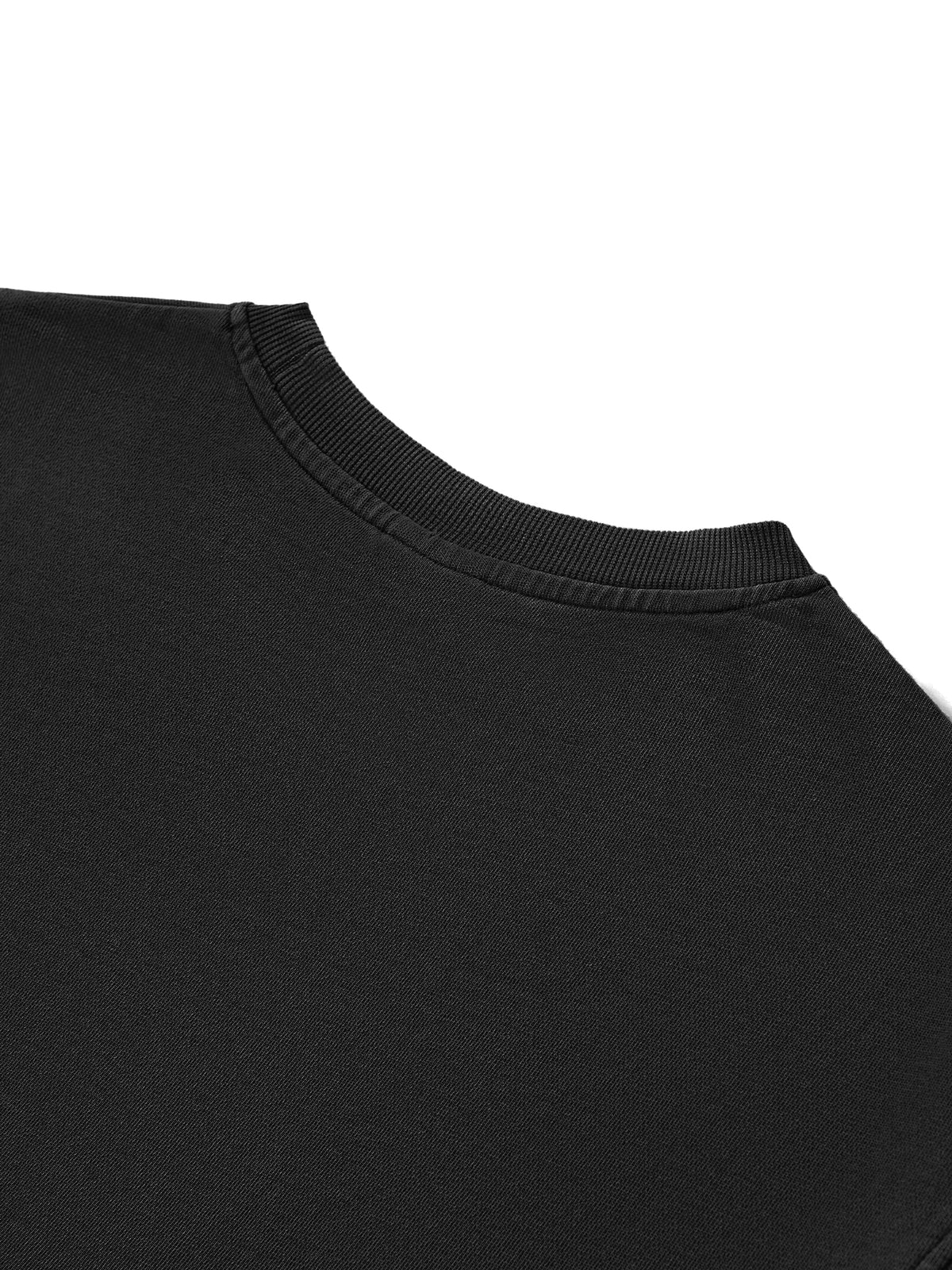 Lost and Found Myself Snow Washed Raw Edge Crop Top
