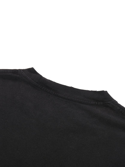 Running Worldwide Vol. 2 Snow Washed Raw-Hem T-Shirt