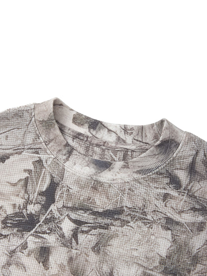 Long Distance Tree Camo Waffle T-Shirt